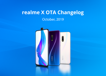 Realme X October Update