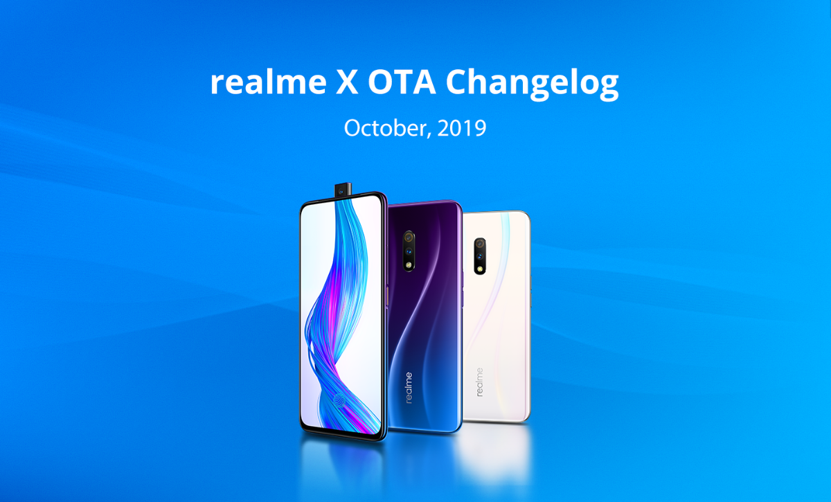 Realme X October Update
