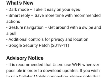 Android 10 update for Nokia 7.1