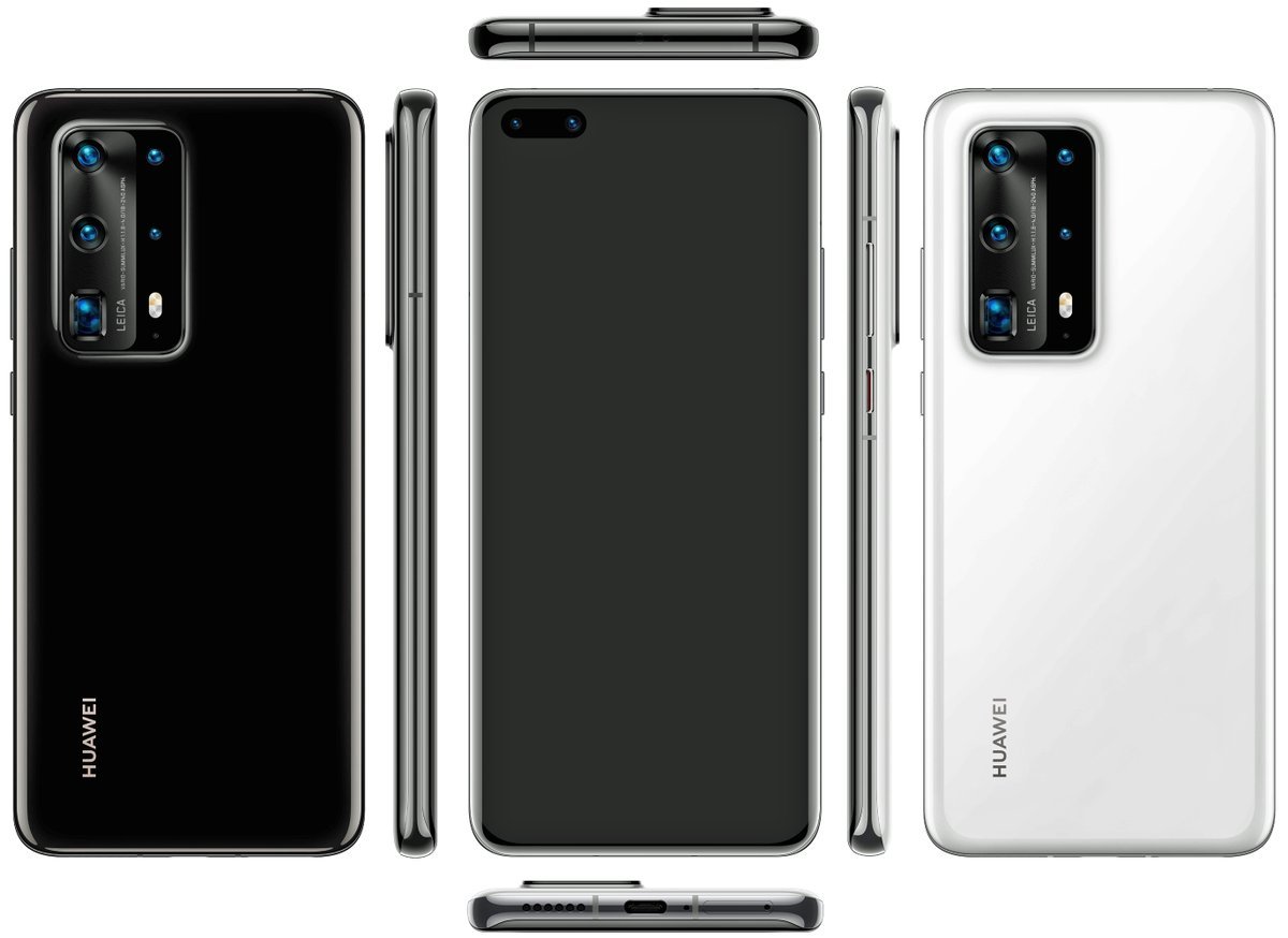Huawei P40 Pro leaked renders