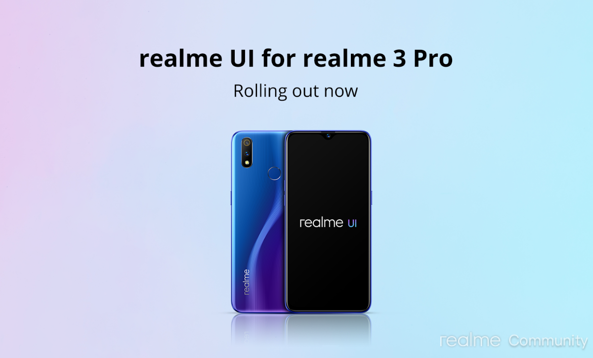 Realme 3 Pro Android 10 Update with Realme UI