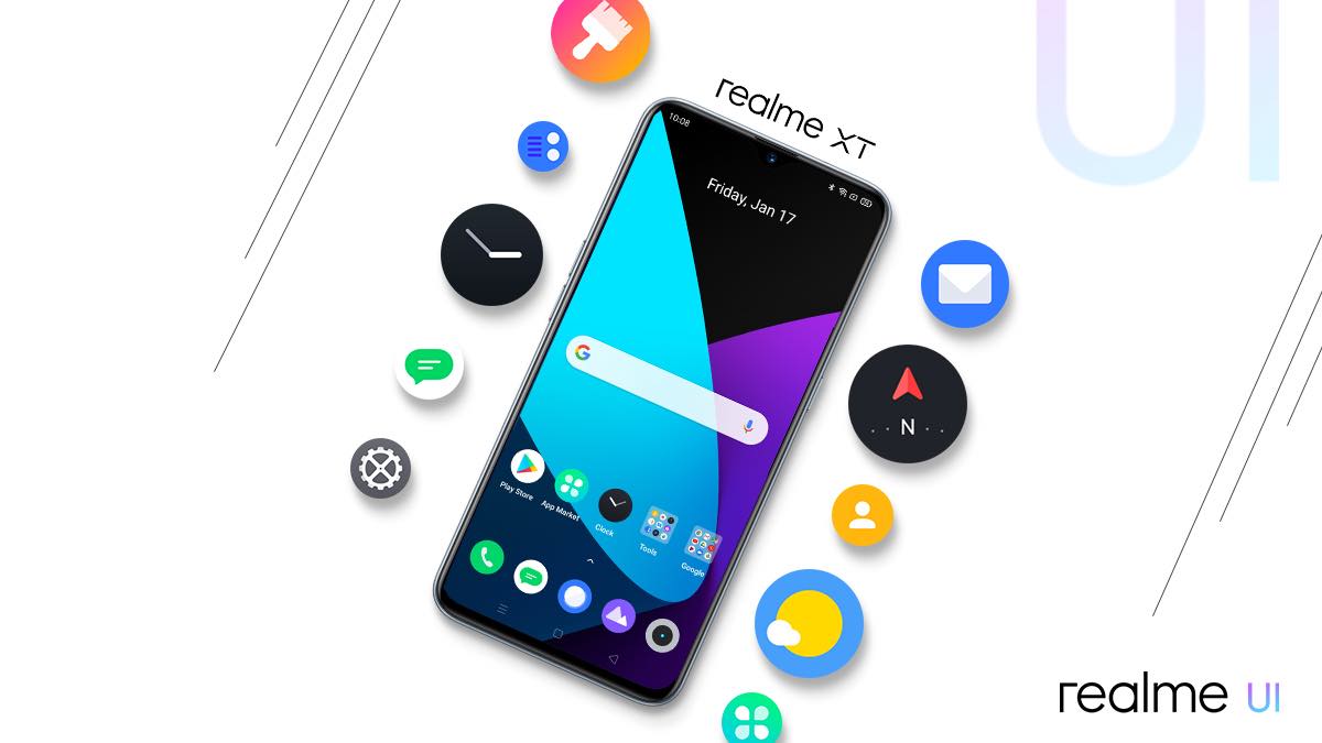 Realme XT Android 10 update Realme UI