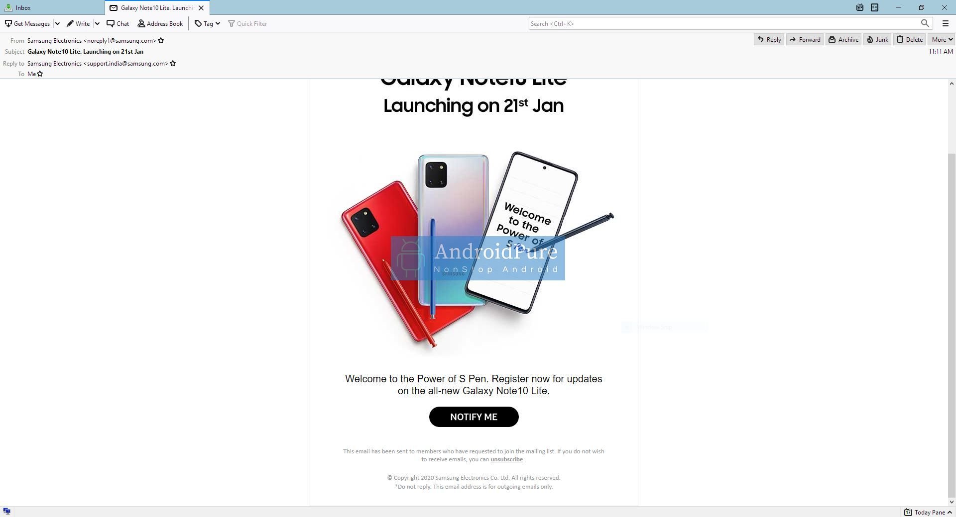 Samsung Galaxy Note10 Lite India launch date officially confirmed