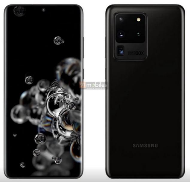 Samsung Galaxy S20 series - S20 Ultra Cosmic Black