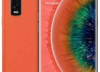 Oppo Find X2 Pro Orange Leather