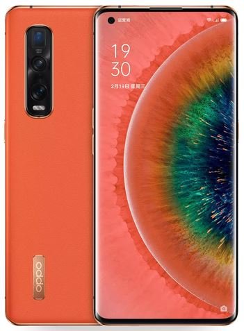 Oppo Find X2 Pro Orange Leather