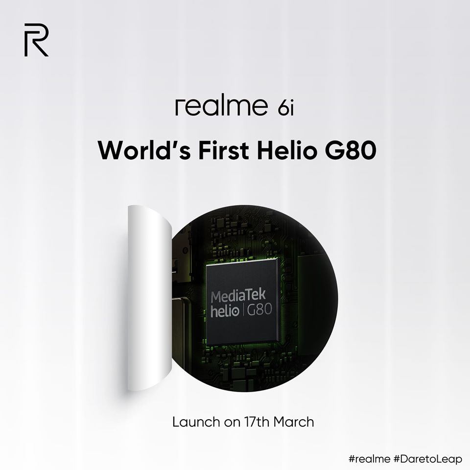 Realme 6i specs confirmed via official teaser poster
