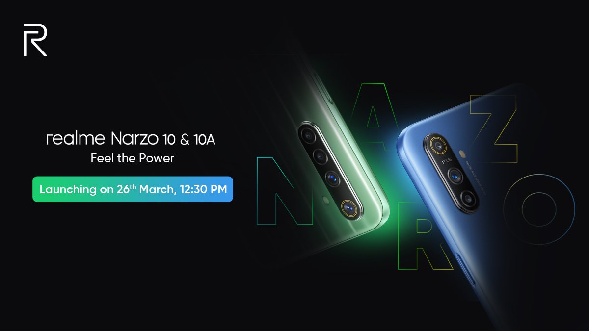 Realme Narzo 10 And Narzo 10a Launch Date
