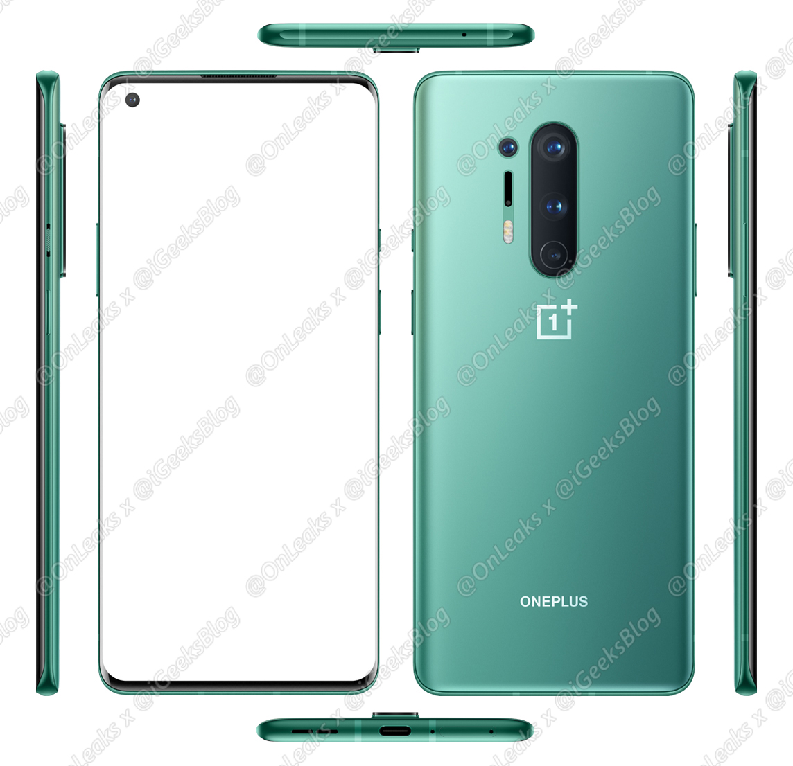Leaked Oneplus 8 Pro Render