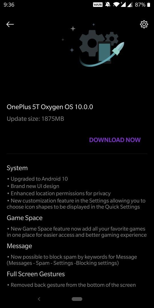 Android 10 Update for OnePlus 5T and OnePlus 5 rolls out to users