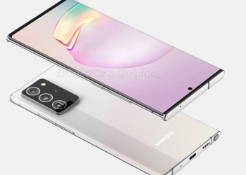 Samsung Galaxy Note 20 Plus leaked renders