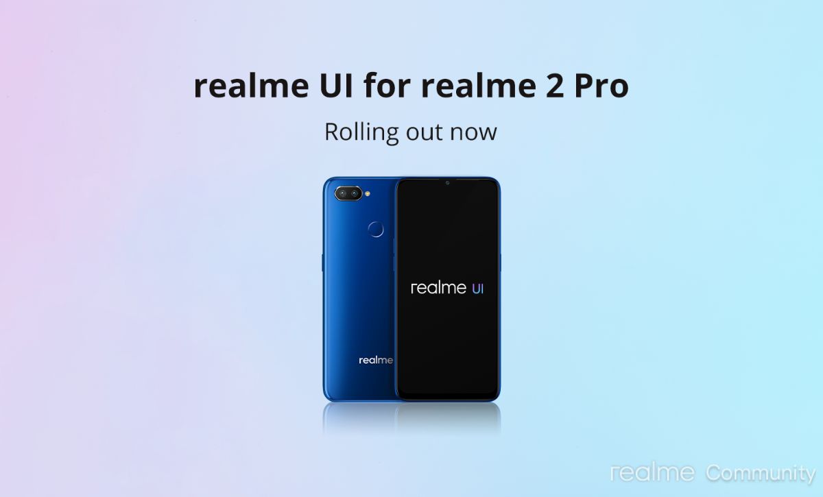 Android 10 Update for Realme 2 Pro with realme UI
