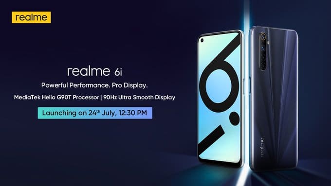Realme 6i launch date