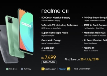 Realme C11 price in India