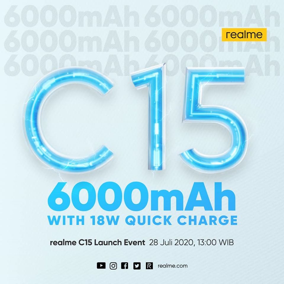 Realme C15 launch date