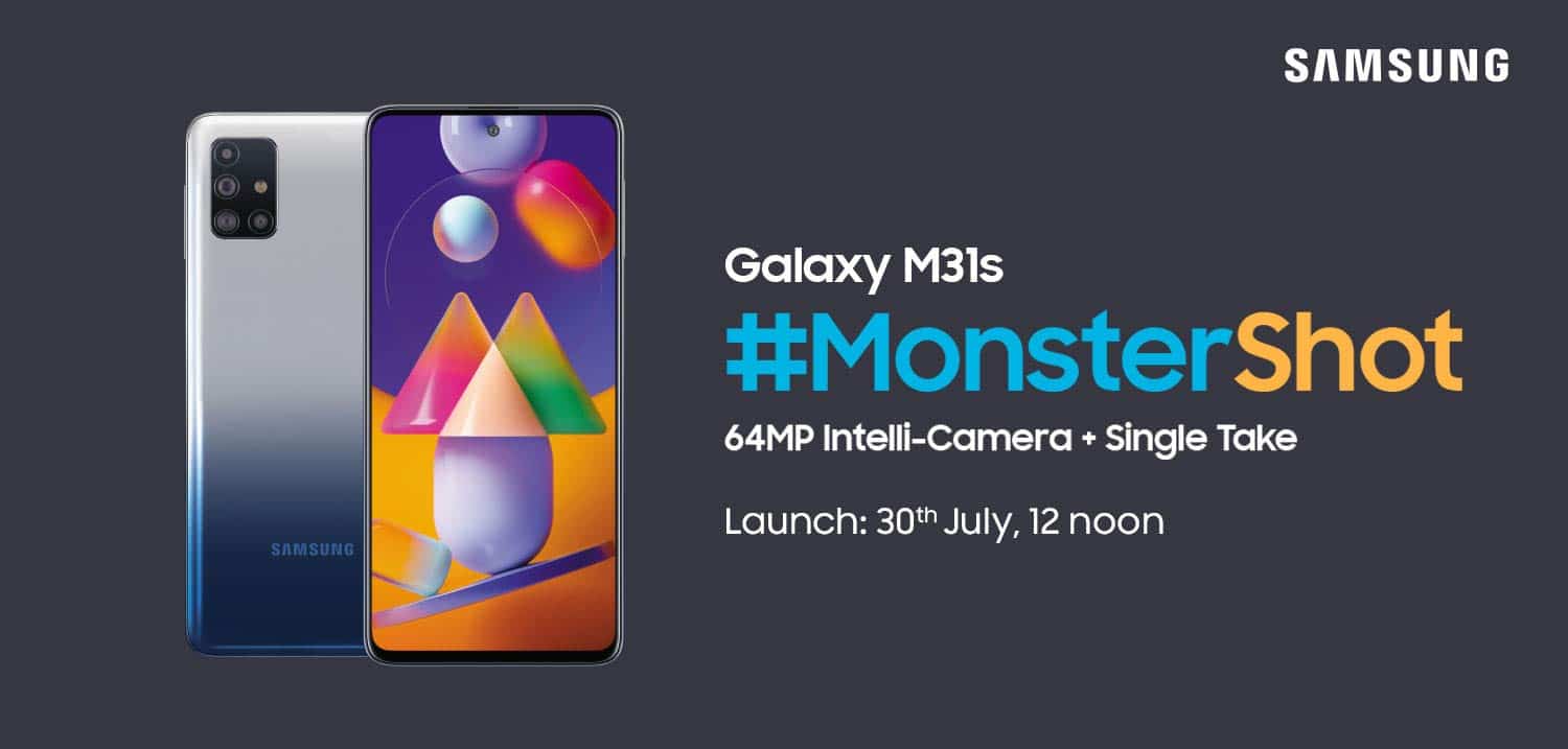 Samsung Galaxy M31s India launch date
