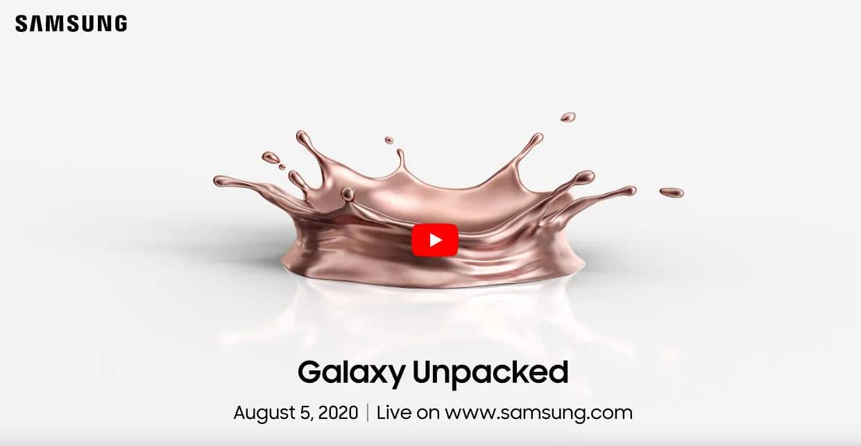 Samsung Galaxy Note 20 launch date