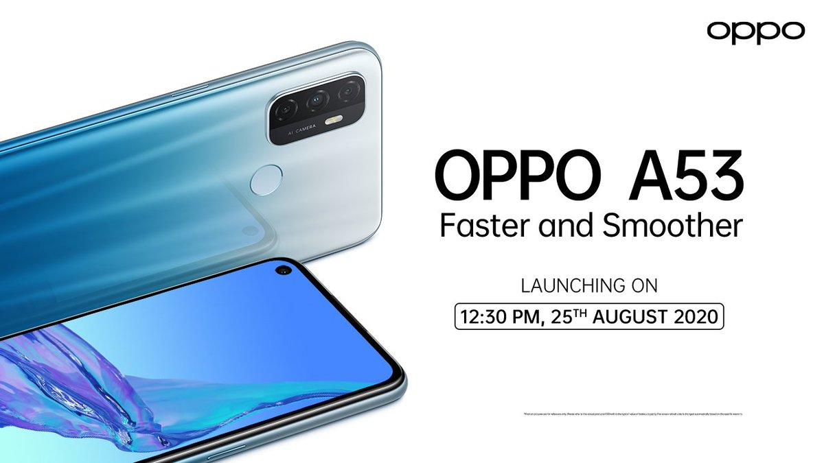 OPPO A53 India Launch Date