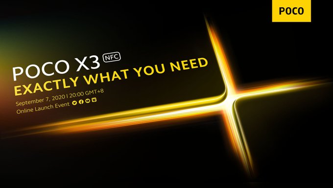 Poco X3 launch date