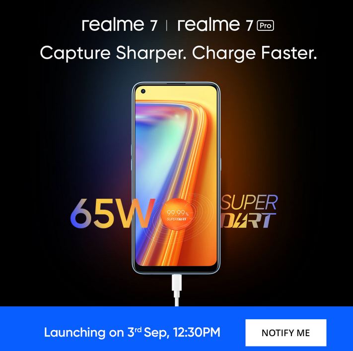 Realme 7 Pro India launch date