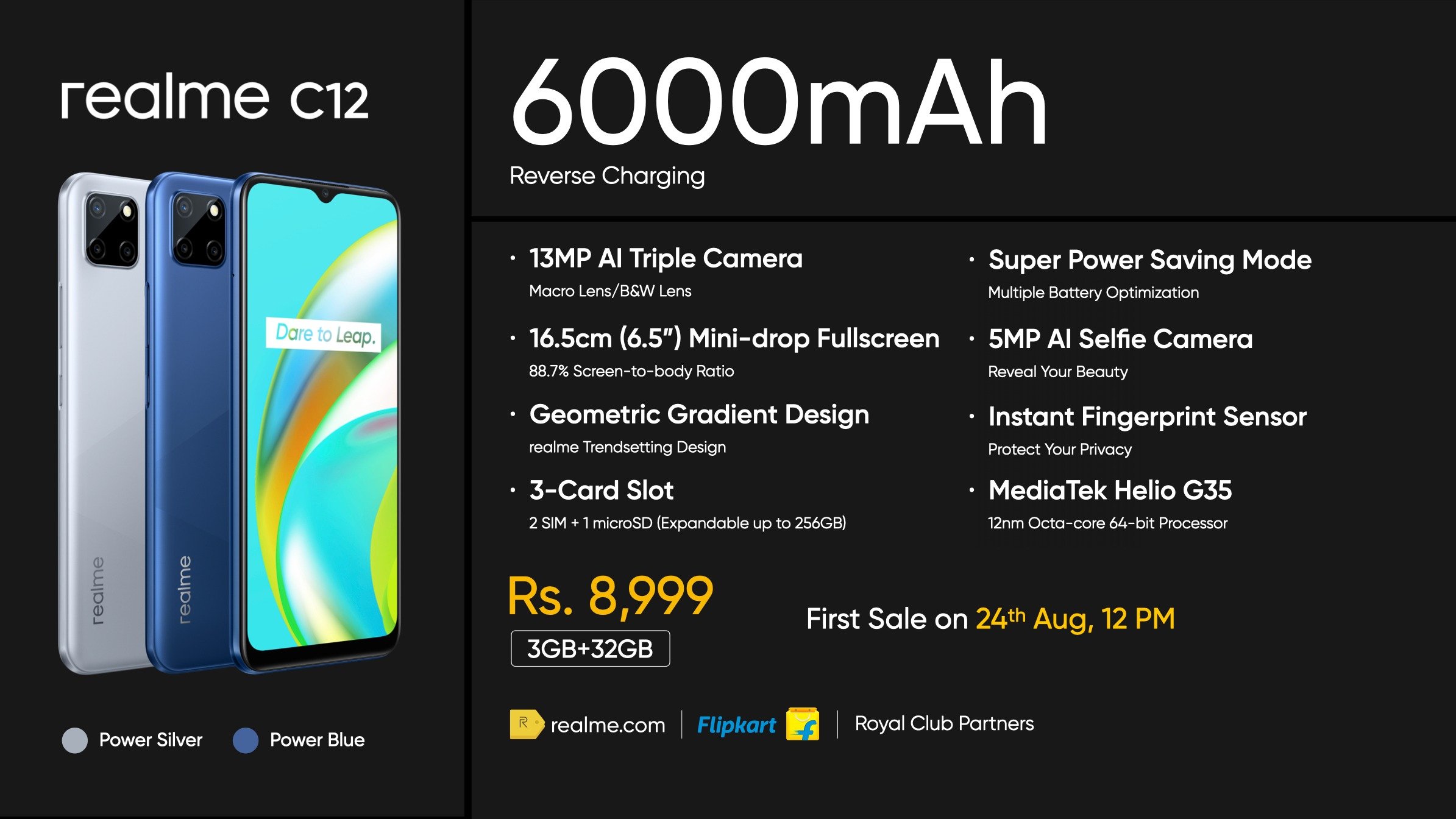Realme C12 Price Specs