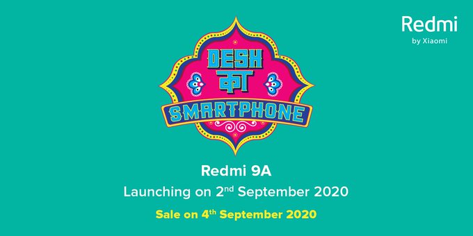Redmi 9A launch date in India