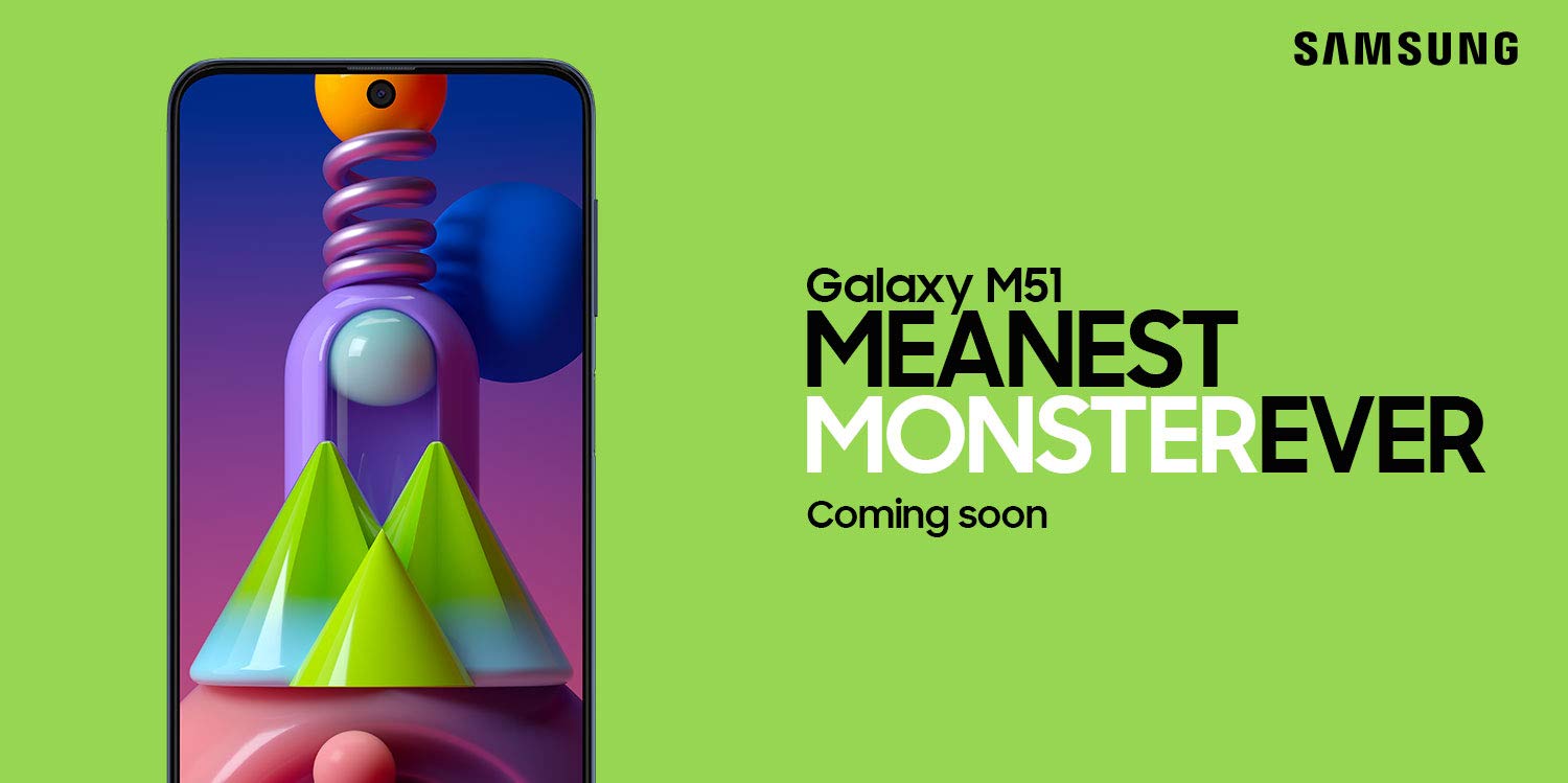 Samsung galaxy m51 india launch teaser