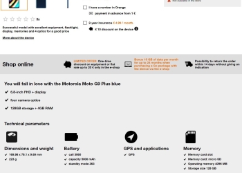 Motorola Moto G9 Plus Specs