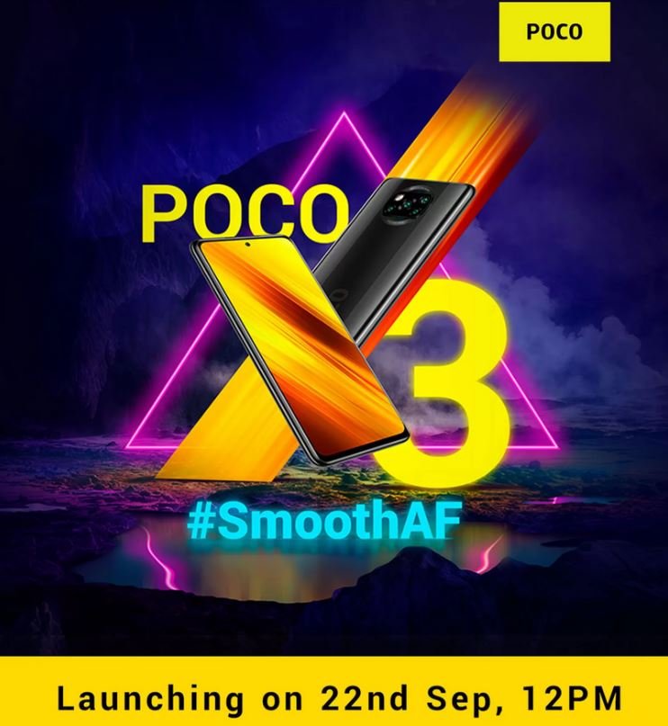 Poco X3 India launch date