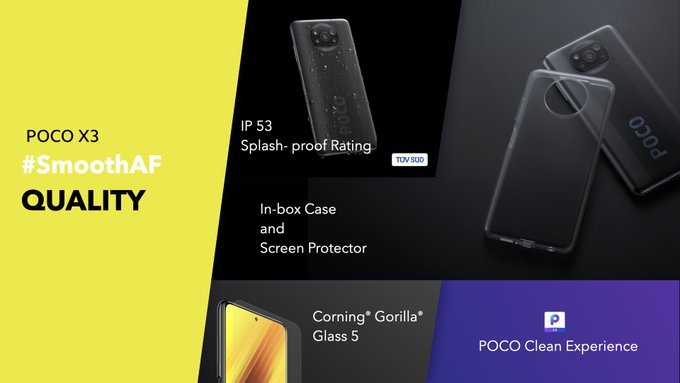Poco X3 Indian version