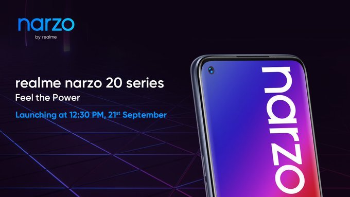 Realme Narzo 20 launch date