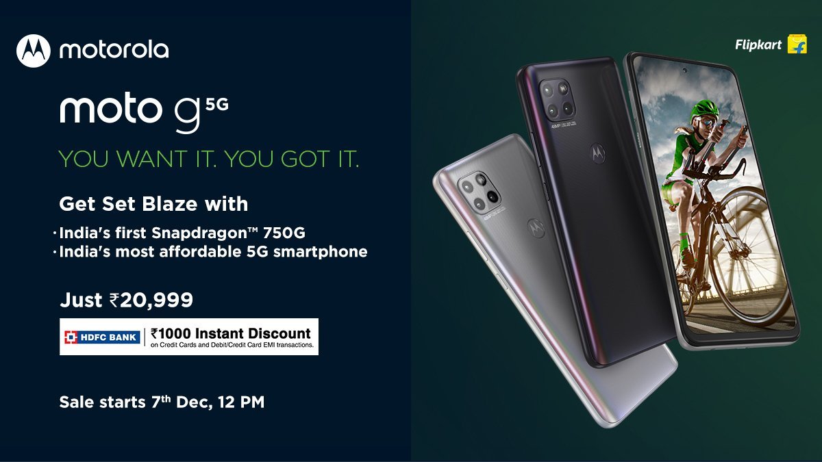 Moto 5g Price In India