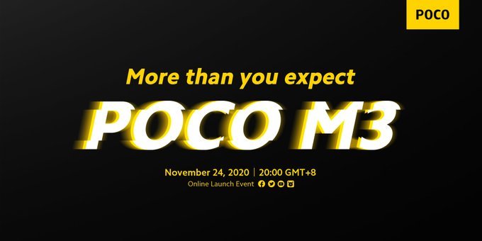 Poco M3 Launch Date