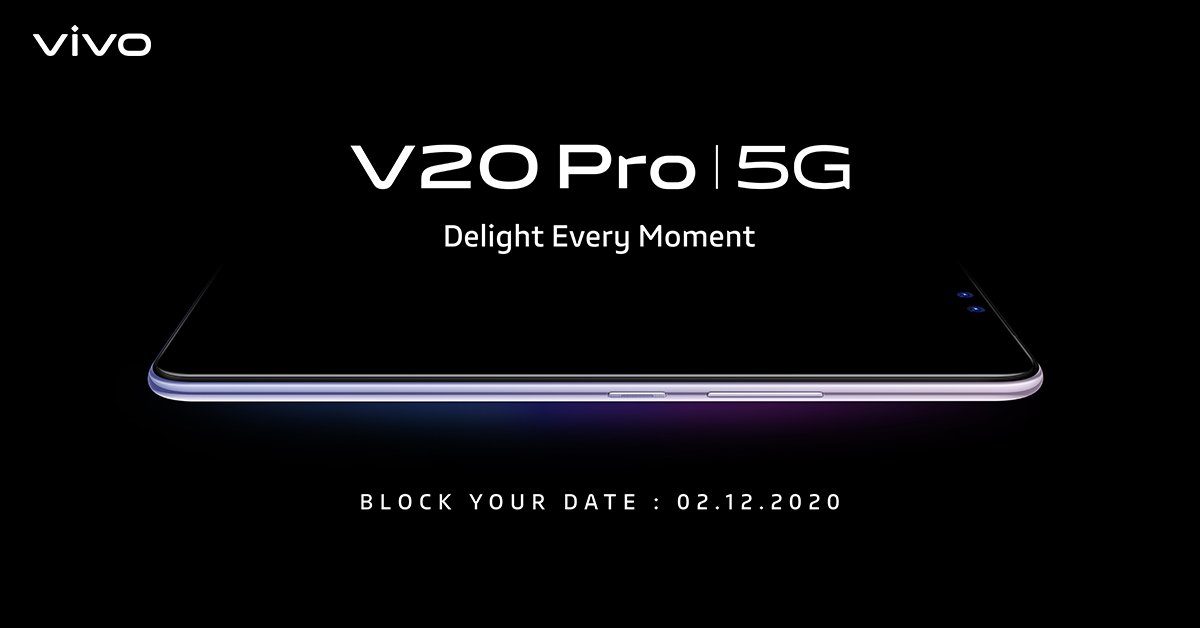 Vivo V20 Pro India Launch Date