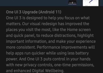 Android 11 Update for Samsung Galaxy M31 with One UI 3.0 rolls out to users