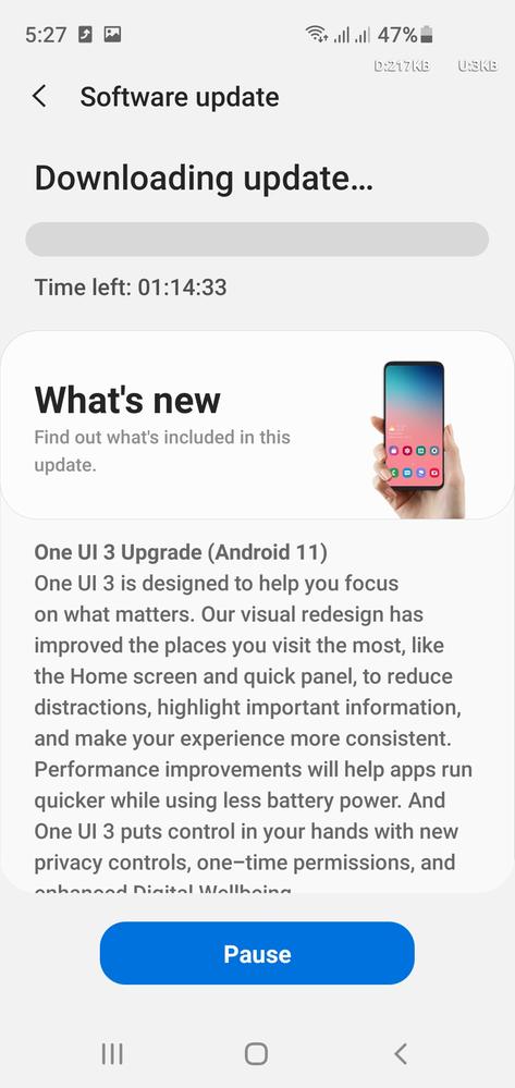 Android 11 Update for Samsung Galaxy S10 and Galaxy S10e rolls out in India