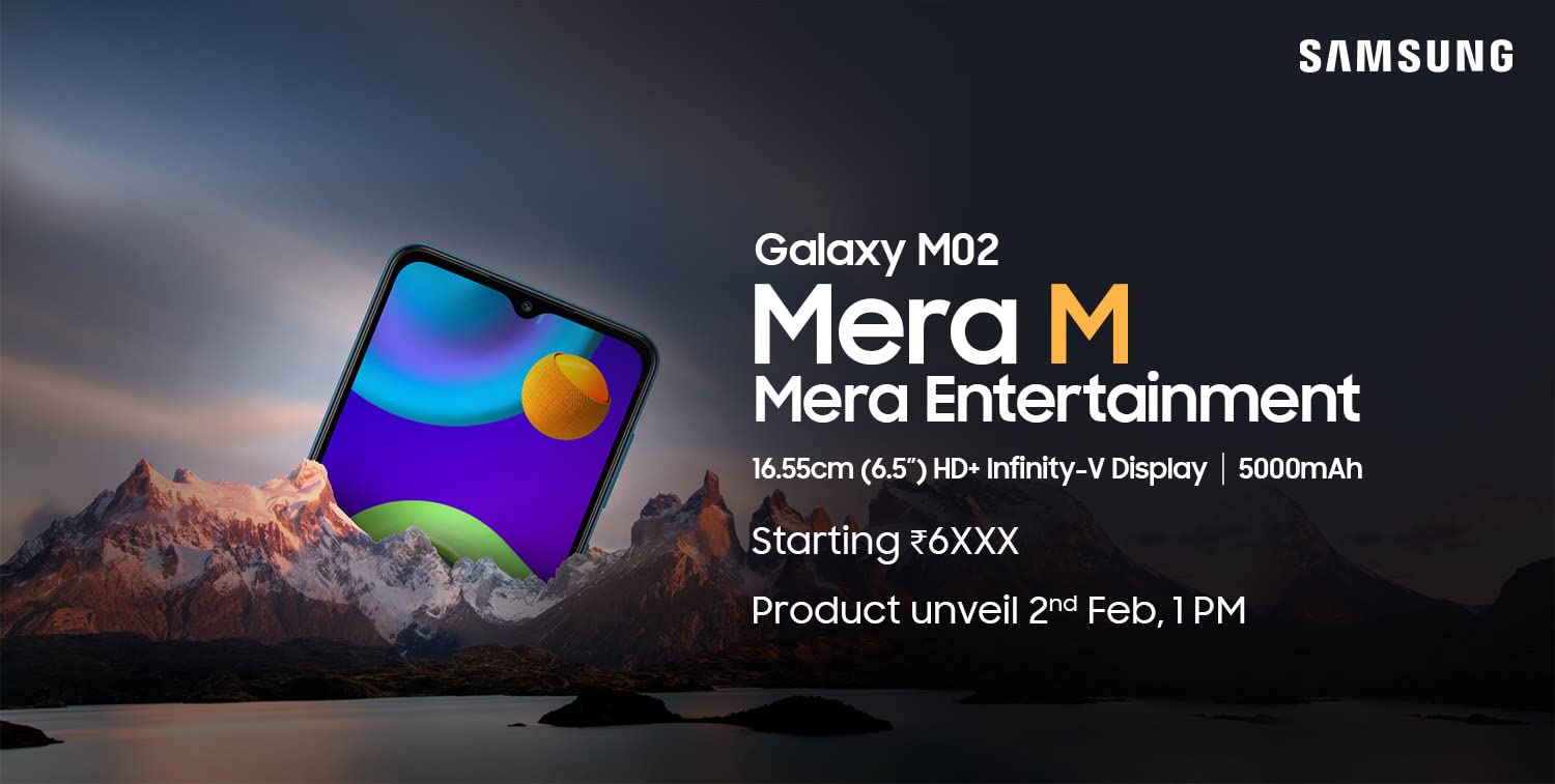 Samsung Galaxy M02 to launch on February 2nd in India