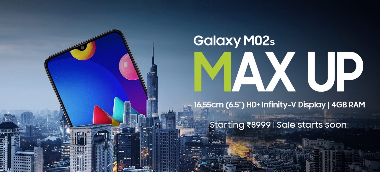 Samsung galaxy M02s price in India