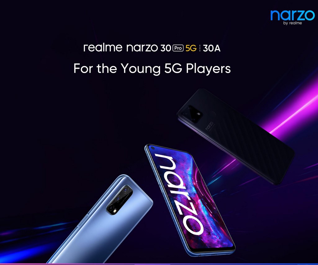Realme Narzo 30 Pro and Narzo 30A launch date