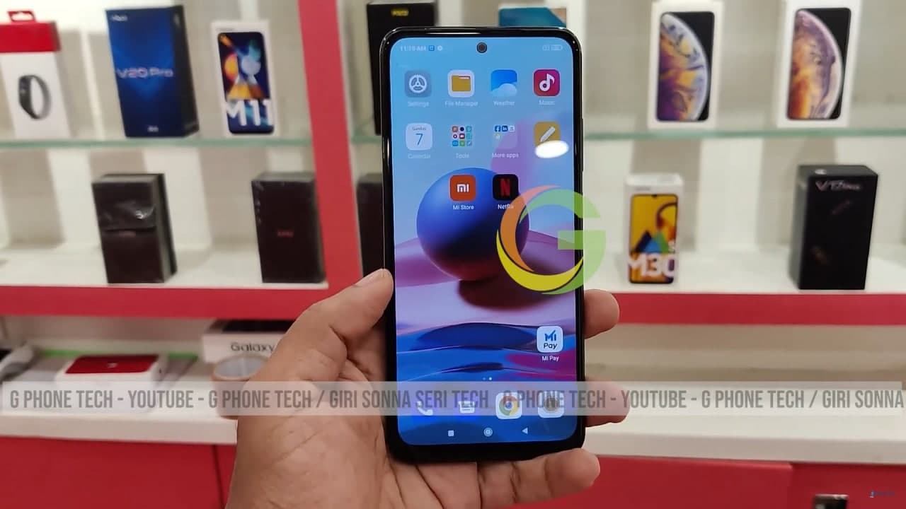 Redmi Note 10 leaked display design