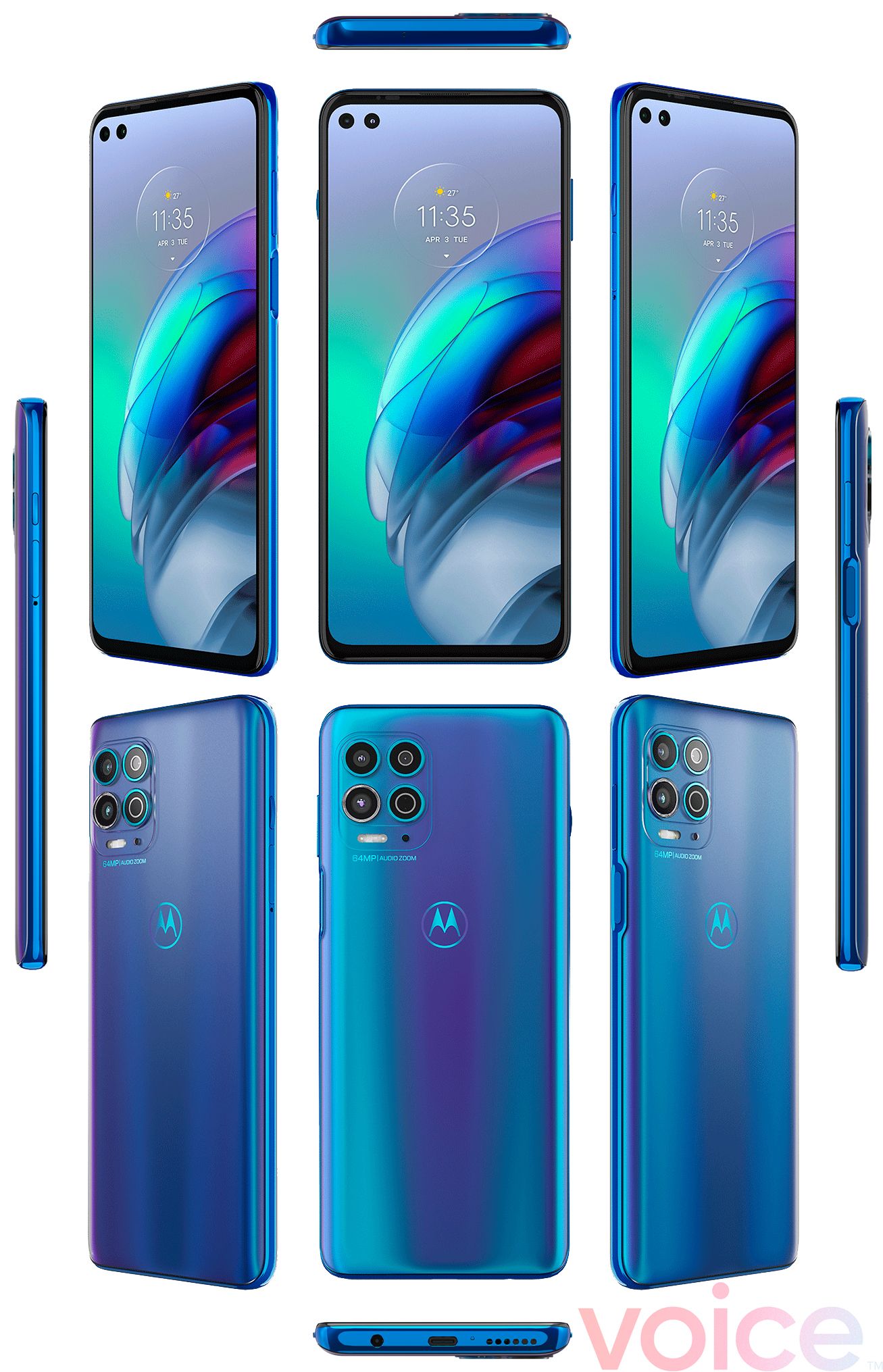 Moto G100 leaked specs and renders