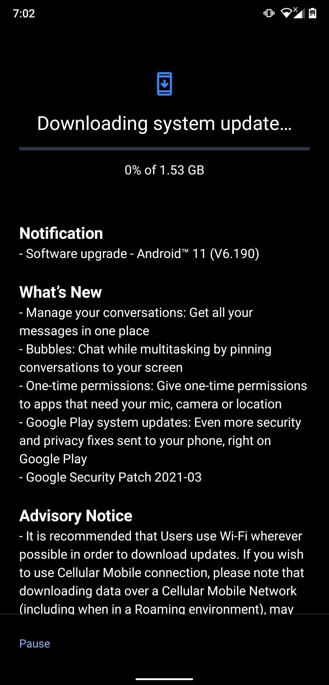 Android 11 Update for Nokia 8.1