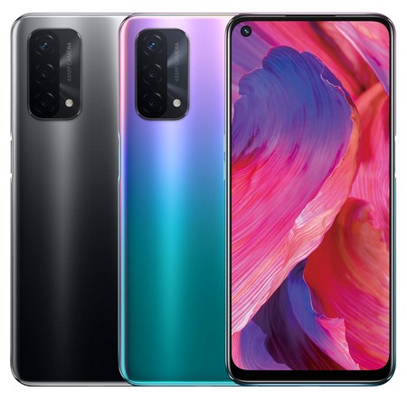 Oppo A74 5G colours