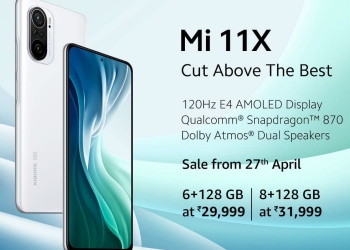 Xiaomi Mi 11X launched in India