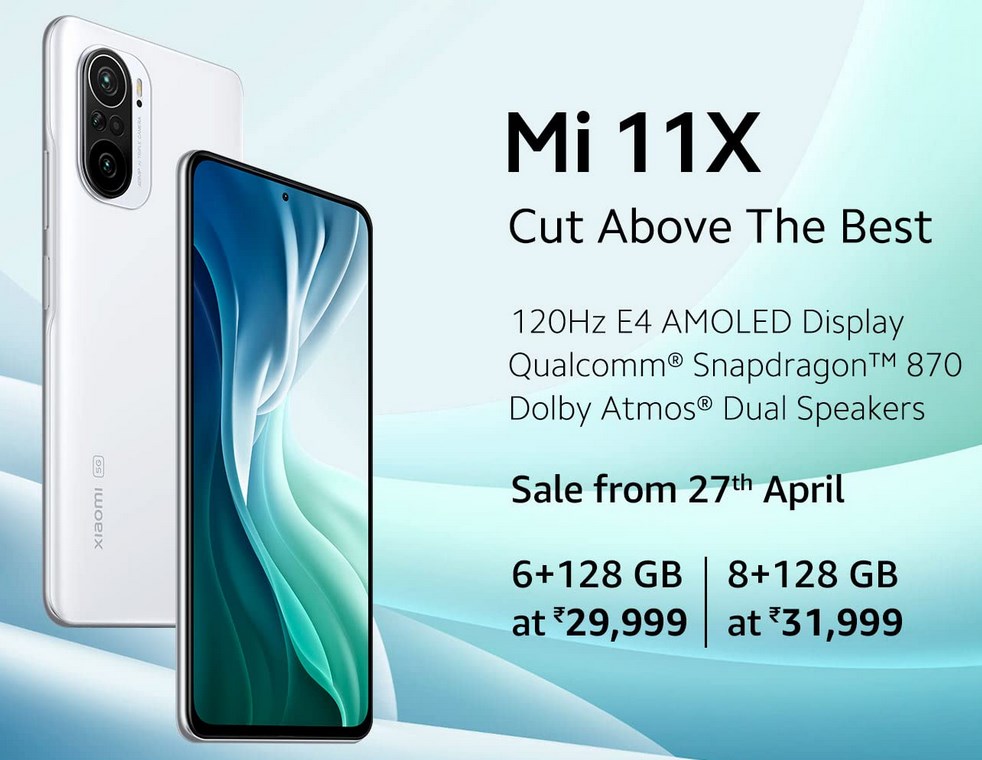 Xiaomi Mi 11X launched in India