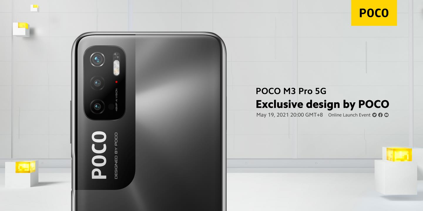 Poco M3 Pro 5G teaser design