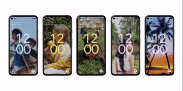 Android 12 developer preview - wallpaper colour