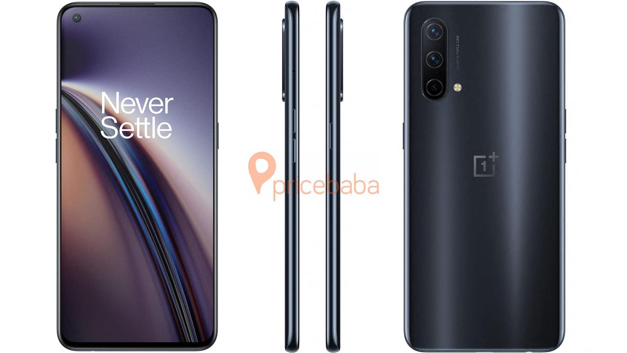 OnePlus Nord CE 5G renders Charcoal Ink