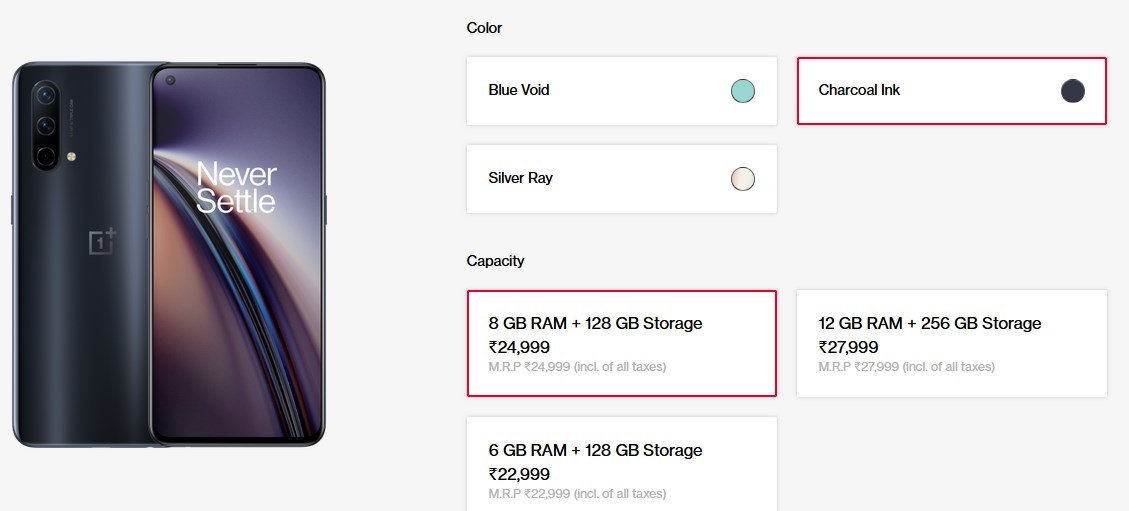 OnePlus Nord CE 5G price in India