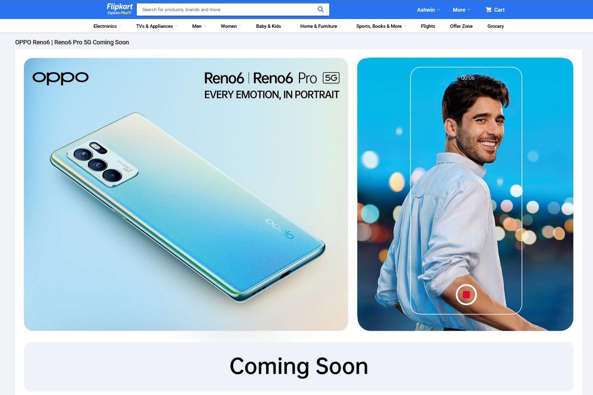 Oppo Reno6 5G and the Oppo Reno6 Pro 5G to be launched soon in India